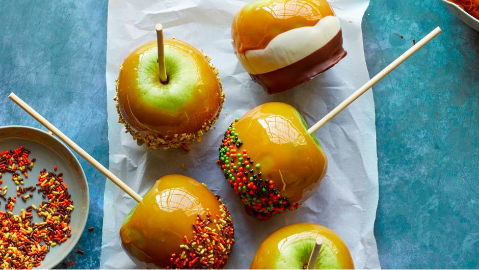 Classic Halloween Honey Toffee Apple