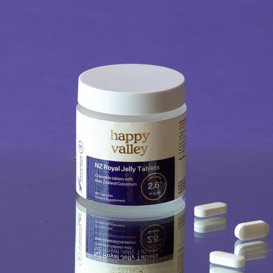 NZ Royal Jelly Chewable Tablets Happy Valley Honey