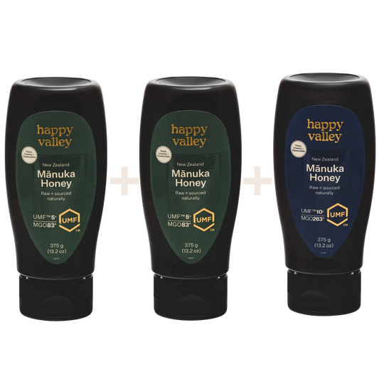 Squeezy Manuka - UMF5 + UMF10 Fast Bundle