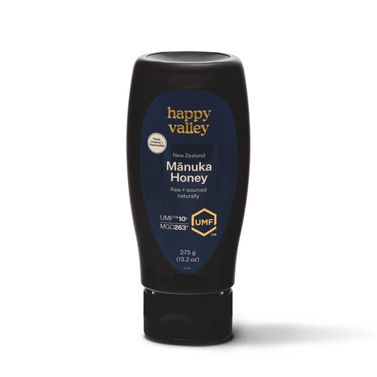 Creamy & Squeezy UMF 10+ MGO 263+ Mānuka Honey Happy Valley Honey
