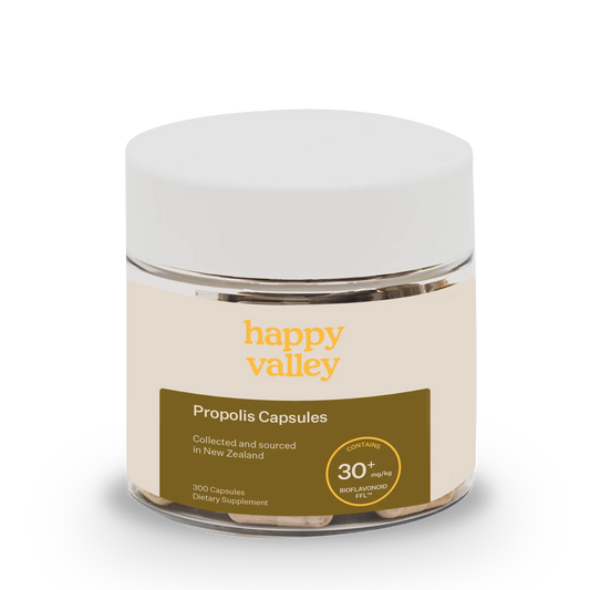 NZ Propolis Capsules Happy Valley Honey