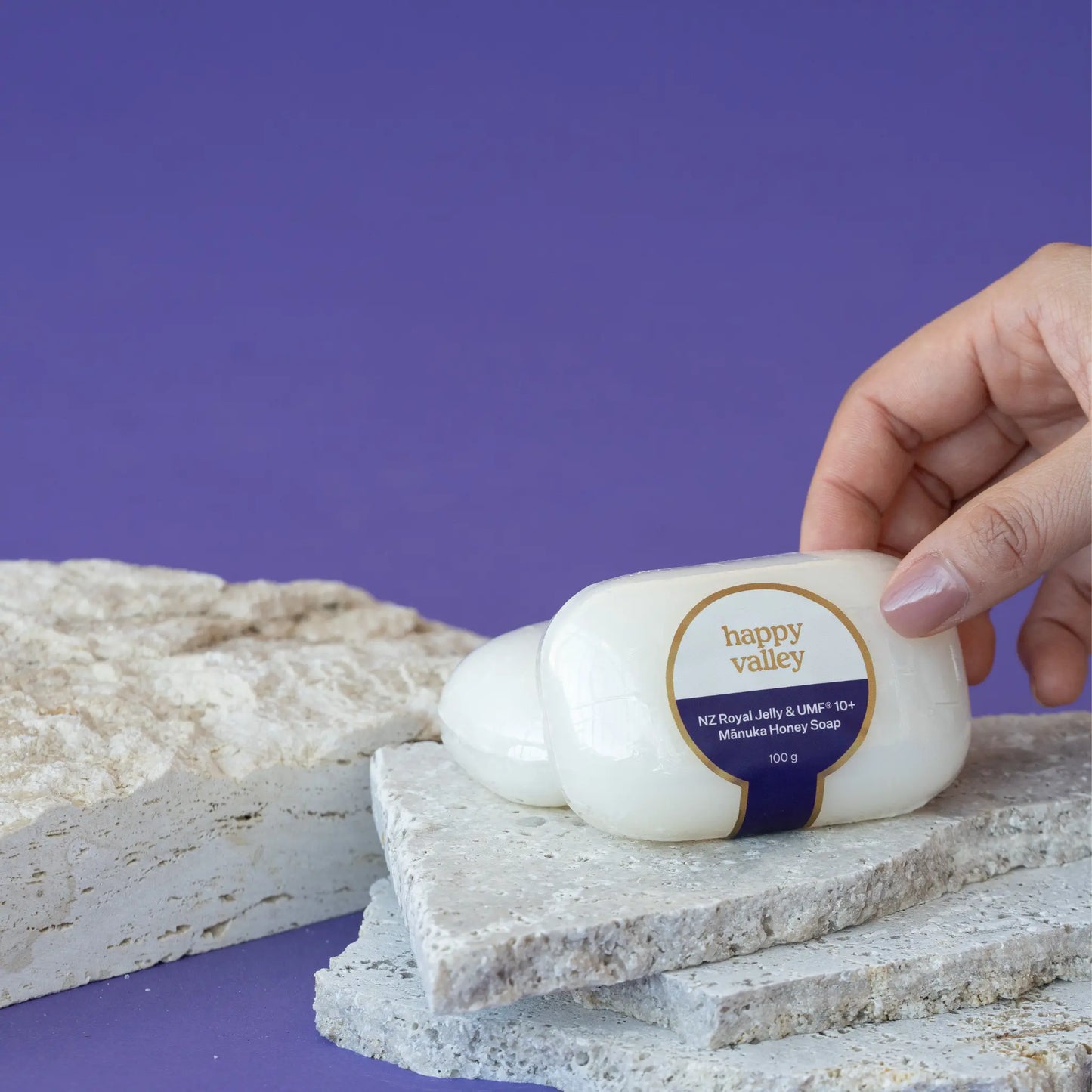 NZ Royal Jelly & Mānuka Honey Soap Happy Valley Honey