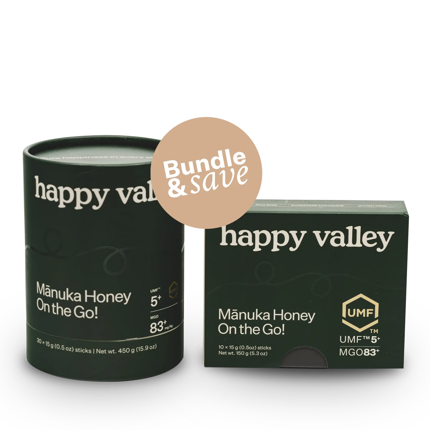 On the Go UMF 5+ Manuka Honey Duo Fast Bundle