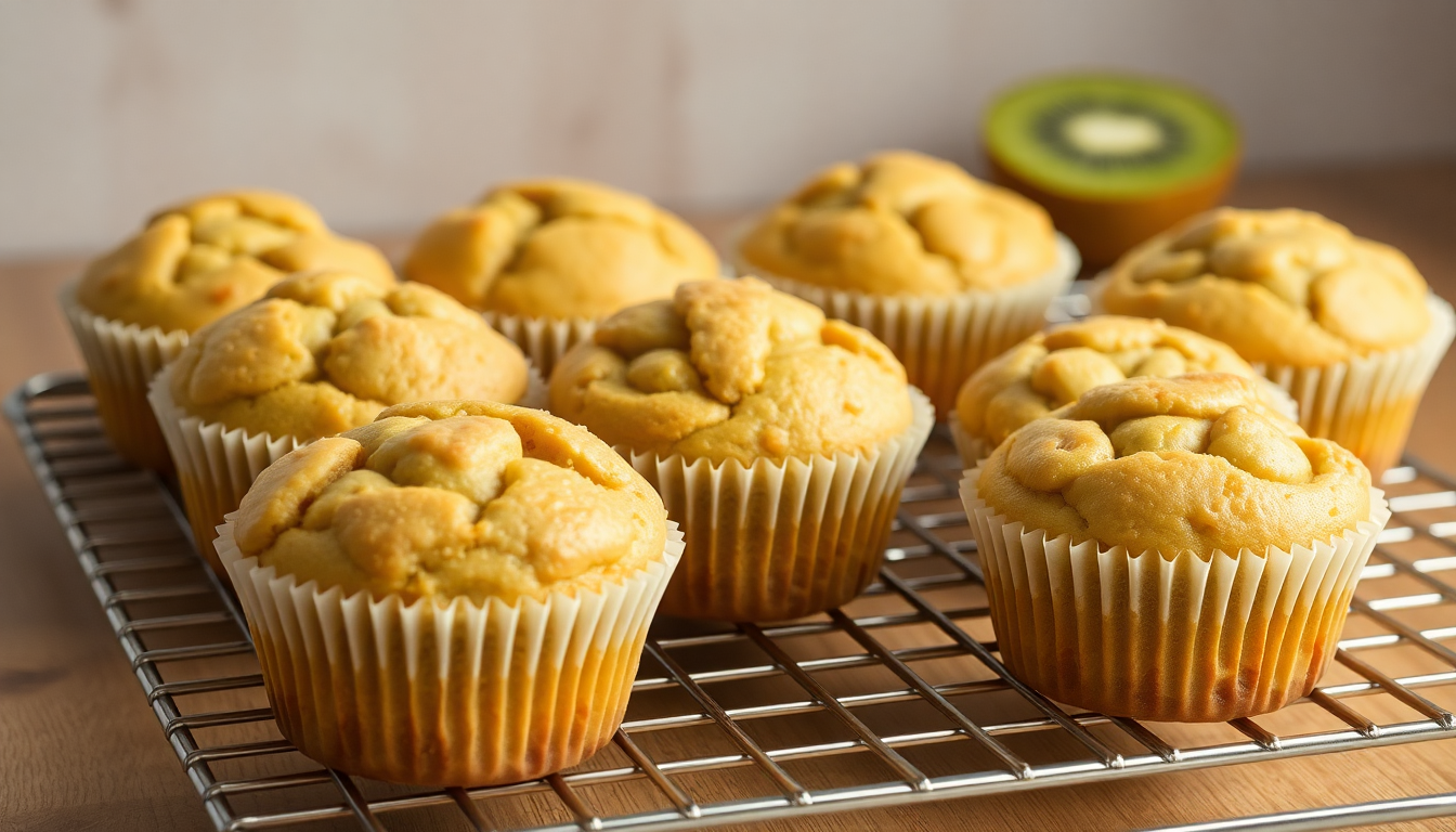 Irresistible Kiwi Muffins: The Ultimate Healthy Snack Recipe