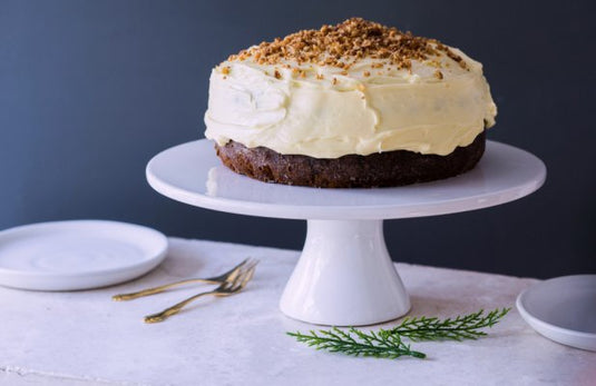 Christmas Cake with Toffee nut crunch