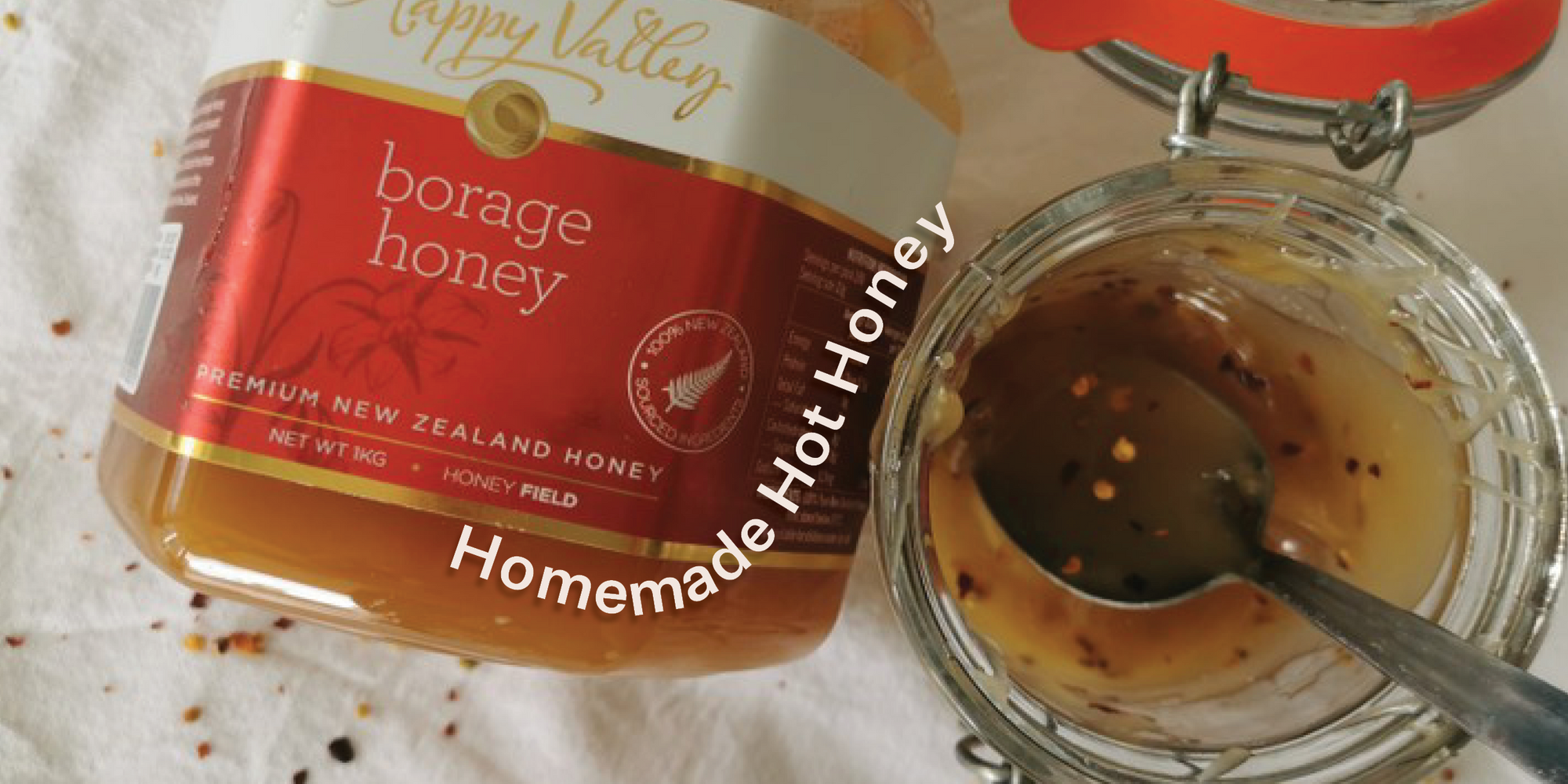 Make hot honey yourself at home