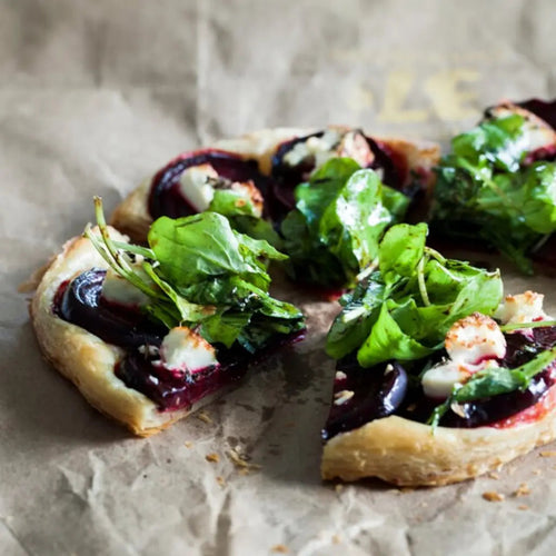 Beetroot-Thyme-Goats-Cheese-Tart Happy Valley Honey