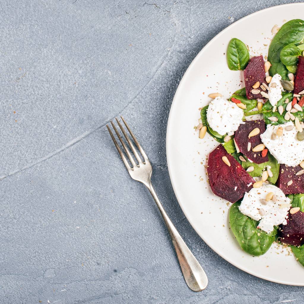 Beetroot & Goat's Cheese Stacks with Rosemary & Honey Dressing