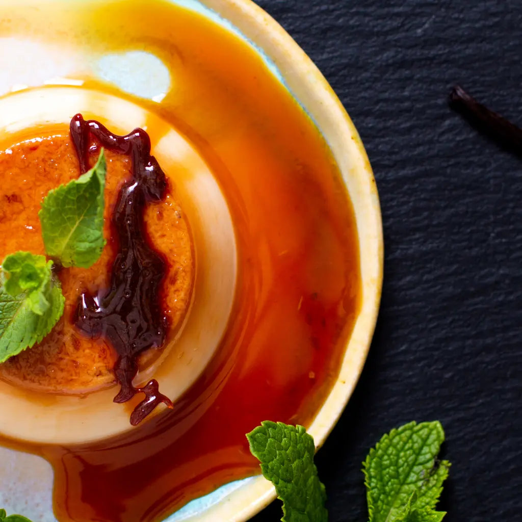 Passionsfrucht-Honig-Joghurt-Panna Cotta