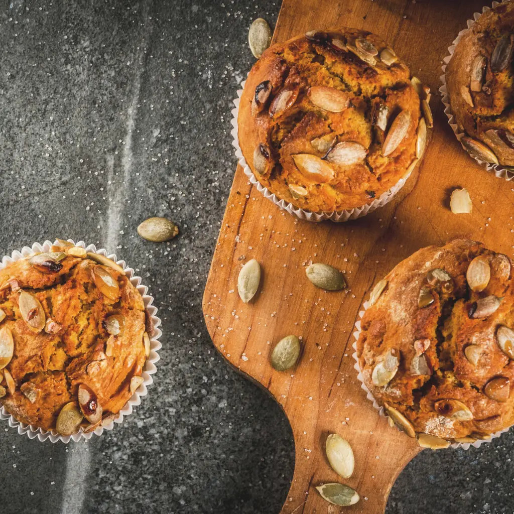 Superfood Breakfast Muffins with Mānuka Honey