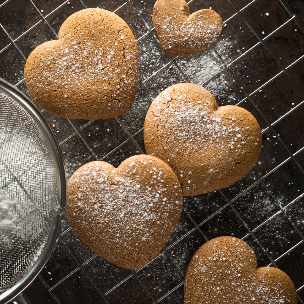 Honey Heart Cookies