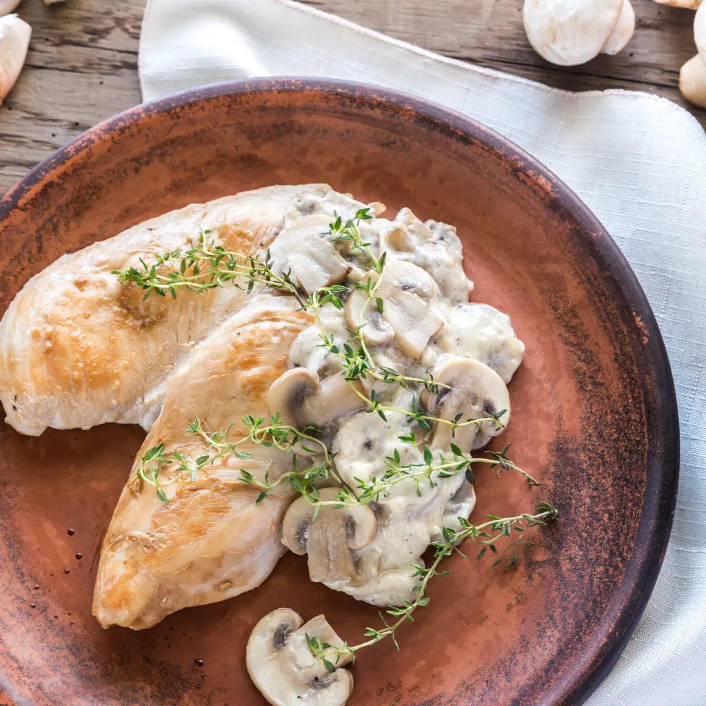 Cremiges Hühnchen mit Honig-Senf-Sauce