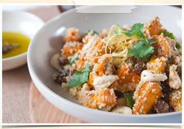Honey Roasted Pumpkin and Couscous Salad