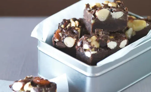 Chocolate-Honey-Nut-Slice Happy Valley Honey