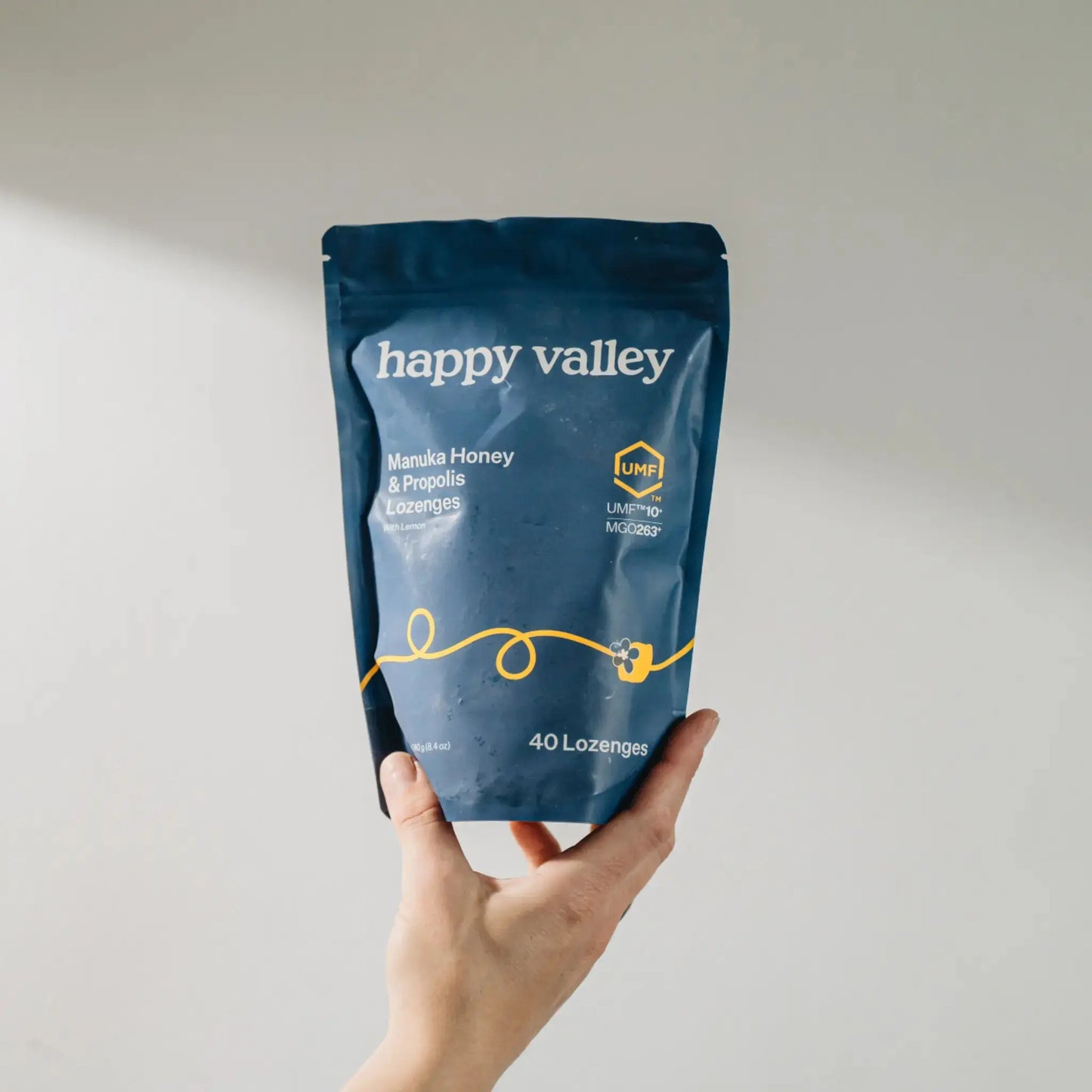 Free Manuka Honey & Propolis with Lemon Lozenges Happy Valley
