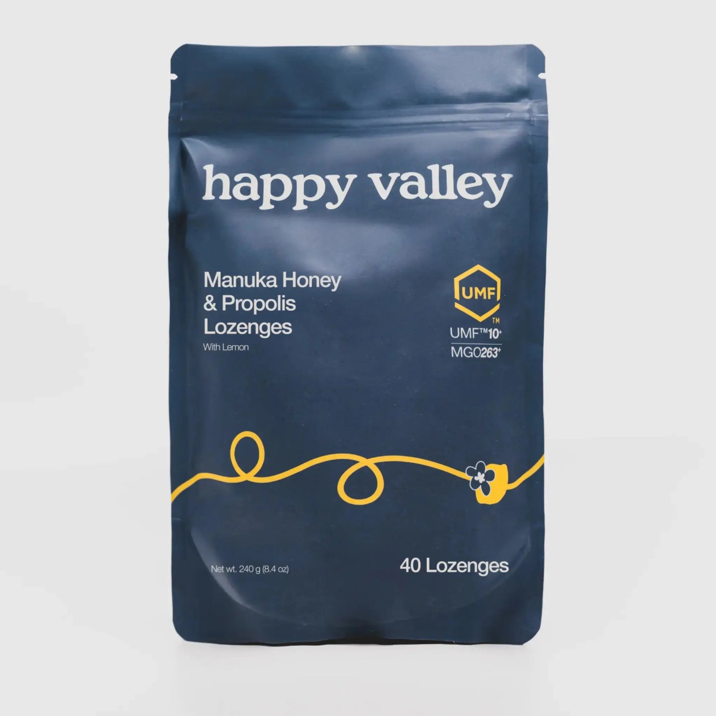 Free Manuka Honey & Propolis with Lemon Lozenges Happy Valley