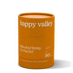 Honey Packets - On the Go Multifloral Manuka MGO 50+ Manuka Honey Sticks Happy Valley Honey