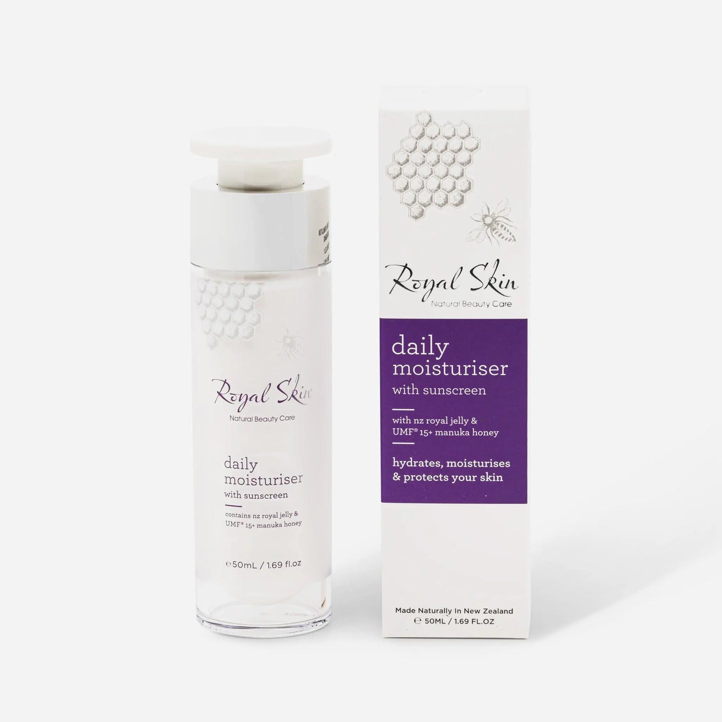 Royal Skin Daily Moisturiser with Sunscreen Happy Valley Honey