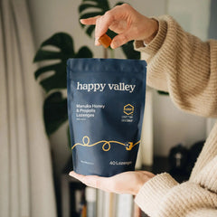 Free Manuka Honey & Propolis with Lemon Lozenges Happy Valley