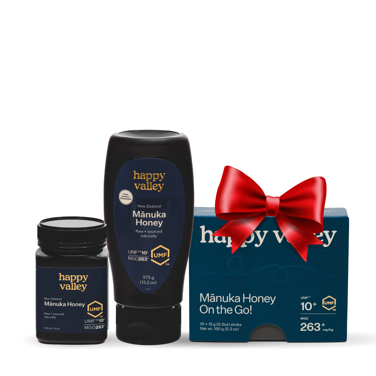Manuka Anywhere UMF 10+ Pack | Squeezy, Jar & Sachets