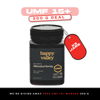 UMF 15+ Manuka Honey 3x500g + Free UMF 10+ 250g