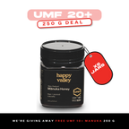 UMF 20+ Manuka Honey 6x250g + Free UMF 10+ 250g