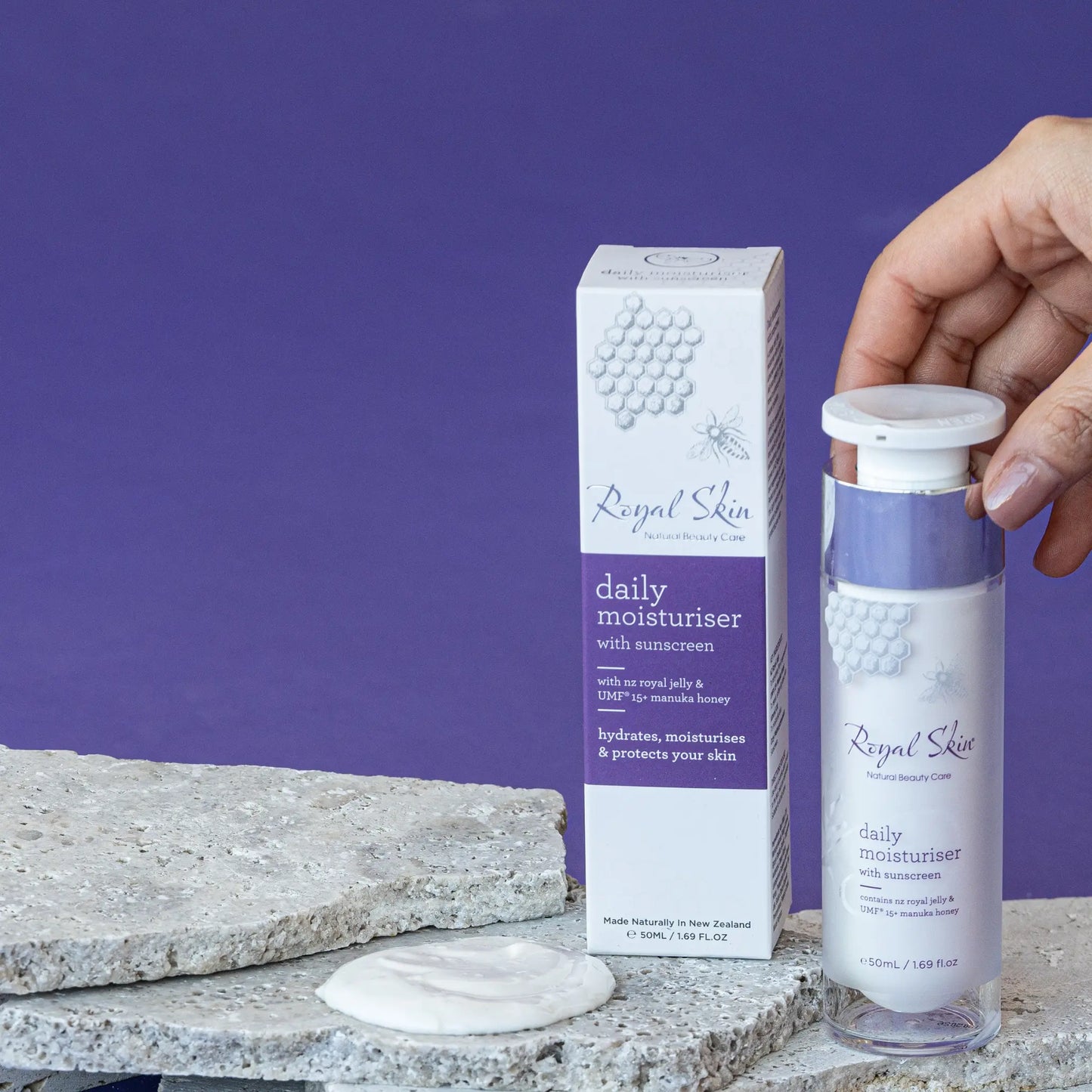 Royal Skin Daily Moisturiser with Sunscreen Happy Valley Honey