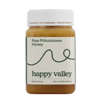 500g Native Pohutukawa Honey Happy Valley Creamy with a hint of sea salt 