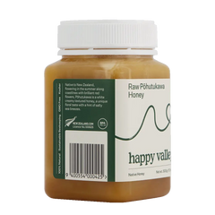 Native Pohutukawa Honey Happy Valley 100%b Natura; GMO Free Kosher 